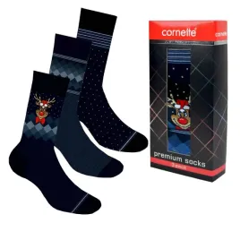 cornette-skarpetki-meskie-swiateczne-cieple-wygodne-dlugie-3-pary-r-39-41