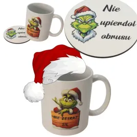 zestaw-kubek-i-podkladka-pod-kubek-grinch-zestaw-swiateczny-na-stol-biale