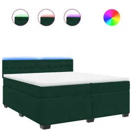 lozko-kontynentalne-z-led-200x200-cm-ciemnozielone
