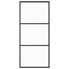 przesuwane-drzwi-szklane-esg-90x205-cm-przezroczyste-czarne