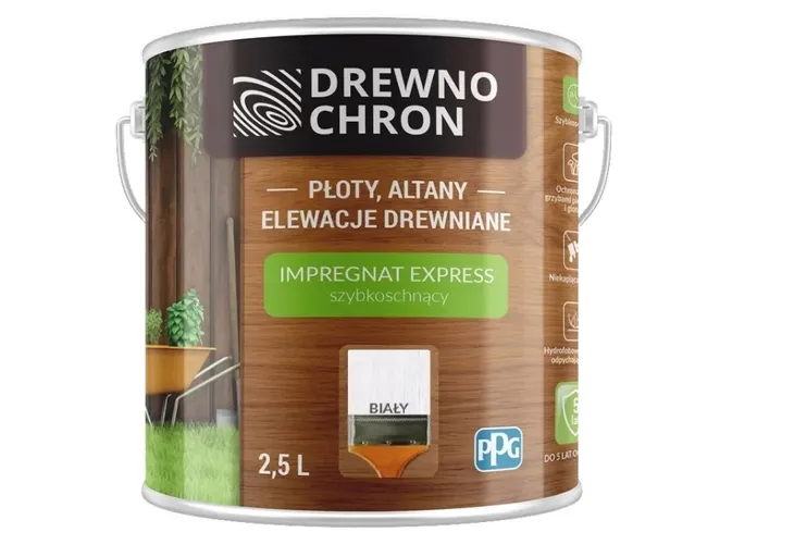 drewnochron-impregnat-express-25l-bialy-stan-nowy