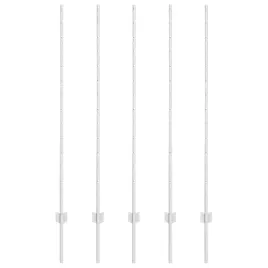 slupek-ogrodzeniowy-5-szt-srebrny-140-cm-stal