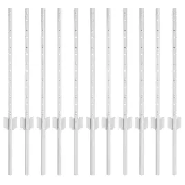 slupek-ogrodzeniowy-11-szt-srebrny-60-cm-stal