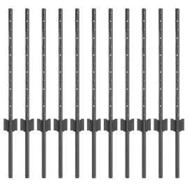 slupek-ogrodzeniowy-11-szt-szary-60-cm-stal