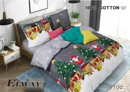 posciel-elway-satyna-bawelniana-200x220cm-swiateczne-choinki