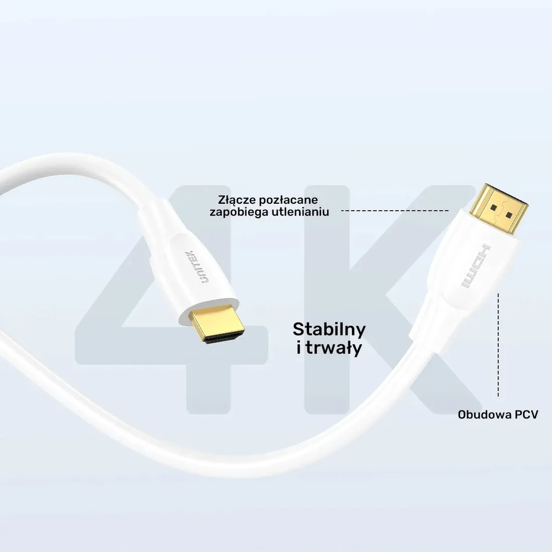 unitek-kabel-hdmi-2-0-4k-bialy-5m