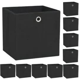 pudla-do-przechowywania-z-wlokniny-10-szt-32x32x32cm-czarne