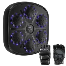 elektroniczna-tarcza-bokserska-bluetooth-na-sciane-z-glosnikiem-rekawice