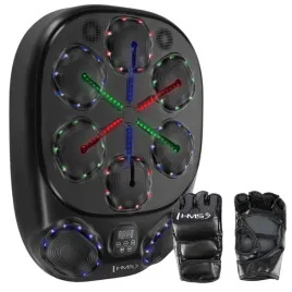 elektroniczna-tarcza-bokserska-bluetooth-na-sciane-z-glosnikiem-rekawice