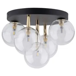 lampa-nasufitowa-do-salonu-nilos-758-bubbles-kule-czarna-zlota