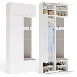 garderoba-do-przedpokoju-100x238-z-siedziskiem-biala