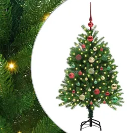 sztuczna-choinka-stozkowa-z-led-120-cm-z-pvc-zielona