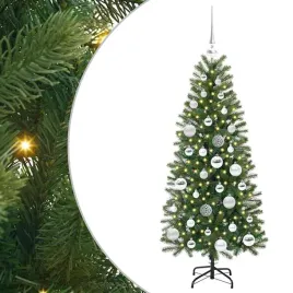 sztuczna-choinka-z-150-diodami-led-zielony-120-cm-pe-i-pvc