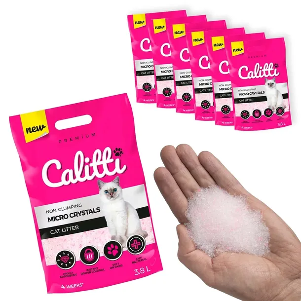 CALITTI ŻWIREK SILIKONOWY MICRO CRYSTAL 3,8 L 6P