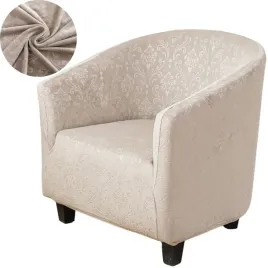 pokrowiec-na-fotel-klubowy-welur-tloczony-ornament-premium-oeko-tex-bezowy