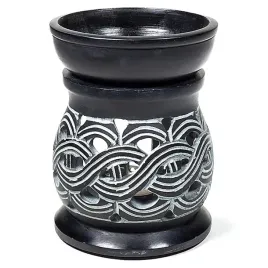 kominek-zapachowy-na-olejki-celtic-czarny-steatyt-12cm