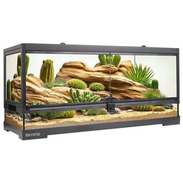 TERRARIUM DLA ŻÓŁWIA WĘŻA AGAMY TERRARIO SANTUARIO NATURAL 20 75X30X30CM