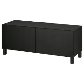 ikea-besta-lawa-tv-z-drzwiami-czarnybraz-lappviken-stubbarp-120x42x48-cm