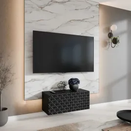 szafka-rtv-wiszaca-cali-szerokosc-100-cm-czarna-ryflowany-front-kalejdoskop