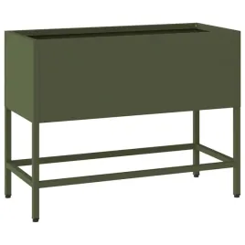 podwyzszona-doniczka-ogrodowa-oliwkowy-60-x-26-x-45-cm-stal