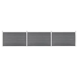 panel-ogrodzeniowy-wpc-szary-526x106cm-19-desek-4-slupki-3-listwy