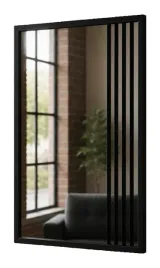 lustro-w-czarnej-aluminiowej-ramie-loft-60x40-lamele-bezkurzowe