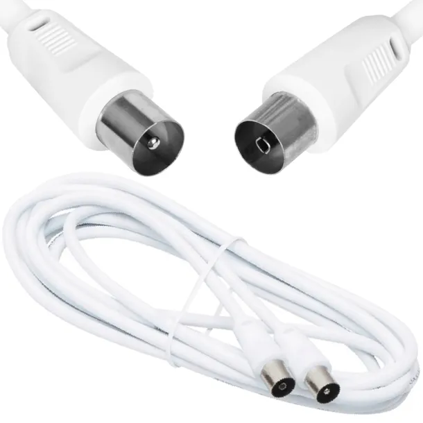 kabel-tv-video-bialy-18m-stan-nowy