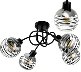 lampa-wiszaca-milano-4p-max-4x60w-e27-czarna