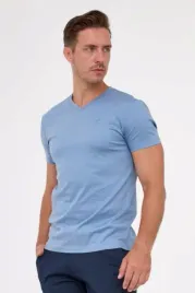 niebieska-koszulka-meska-t-shirt-v-neck-jedwab-xxl