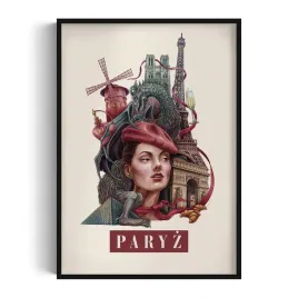 nowoczesna-dekoracja-scienna-paryz-grafika-autorstwa-alicji-kocurek-70x100