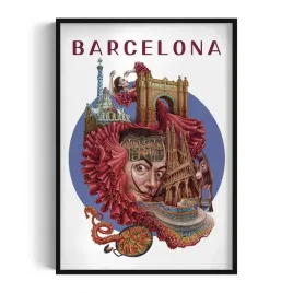 elegancki-obraz-do-salonu-barcelona-grafika-autorstwa-alicji-kocurek-70x100