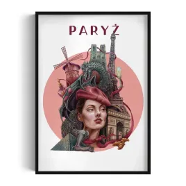 ozdobny-scienny-obraz-w-ramie-z-grafika-paryz-autorka-alicja-kocurek-70x100