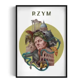 ozdoba-obraz-z-grafika-w-pieknej-ramie-rzym-grafika-alicji-kocurek-70x100