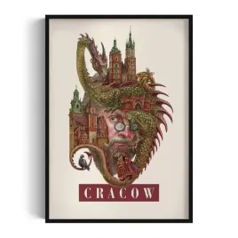 ozdoba-obraz-z-grafika-w-pieknej-ramie-cracow-grafika-alicji-kocurek-70x100