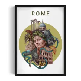 wiszacy-obraz-na-sciane-dekoracja-do-domu-rome-autorka-alicja-kocurek-50x70