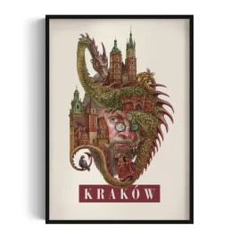 nowoczesna-dekoracja-scienna-krakow-grafika-autorstwa-alicji-kocurek-70x100
