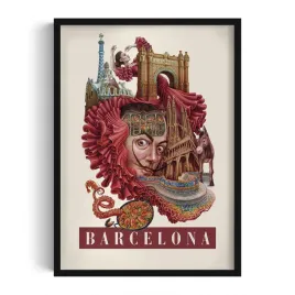 dekoracyjny-obraz-scienny-do-pokoju-barcelona-grafika-alicji-kocurek-50x70