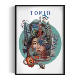 ozdoba-obraz-z-grafika-w-pieknej-ramie-tokio-grafika-alicji-kocurek-70x100