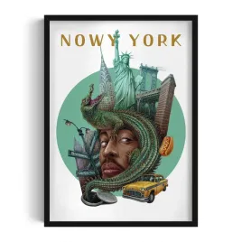 elegancki-obraz-do-salonu-nowy-york-grafika-autorstwa-alicji-kocurek-50x70