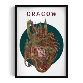 nowoczesna-dekoracja-scienna-cracow-grafika-autorstwa-alicji-kocurek-50x70