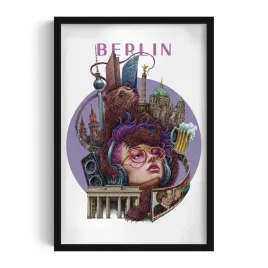 ozdobny-scienny-obraz-w-ramie-do-salonu-berlin-grafika-alicji-kocurek-40x60