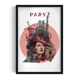 ozdobny-scienny-obraz-w-ramie-z-grafika-paryz-autorka-alicja-kocurek-40x60