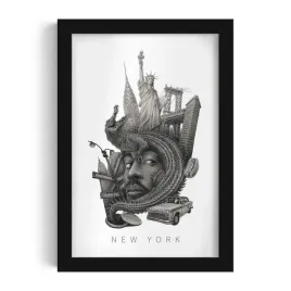 obraz-w-ramie-plakat-ramka-new-york-grafika-autorstwa-alicji-kocurek-20x30