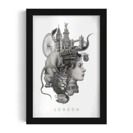 ozdobny-scienny-obraz-w-ramie-london-grafika-autorstwa-alicji-kocurek-20x30