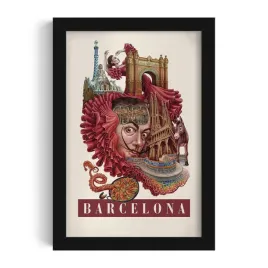 dekoracyjny-obraz-w-ramie-do-salonu-barcelona-grafika-alicji-kocurek-20x30