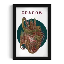 ozdobny-scienny-obraz-w-ramie-cracow-grafika-autorstwa-alicji-kocurek-20x30