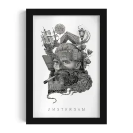 dekoracyjny-obraz-scienny-do-pokoju-amsterdam-grafika-alicji-kocurek-20x30