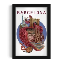 obraz-w-ramie-plakat-ramka-barcelona-grafika-autorstwa-alicji-kocurek-20x30