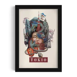 ozdobny-scienny-obraz-w-ramie-z-grafika-tokio-autorka-alicja-kocurek-20x30