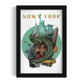 obraz-w-ramie-plakat-ramka-nowy-york-grafika-autorstwa-alicji-kocurek-20x30